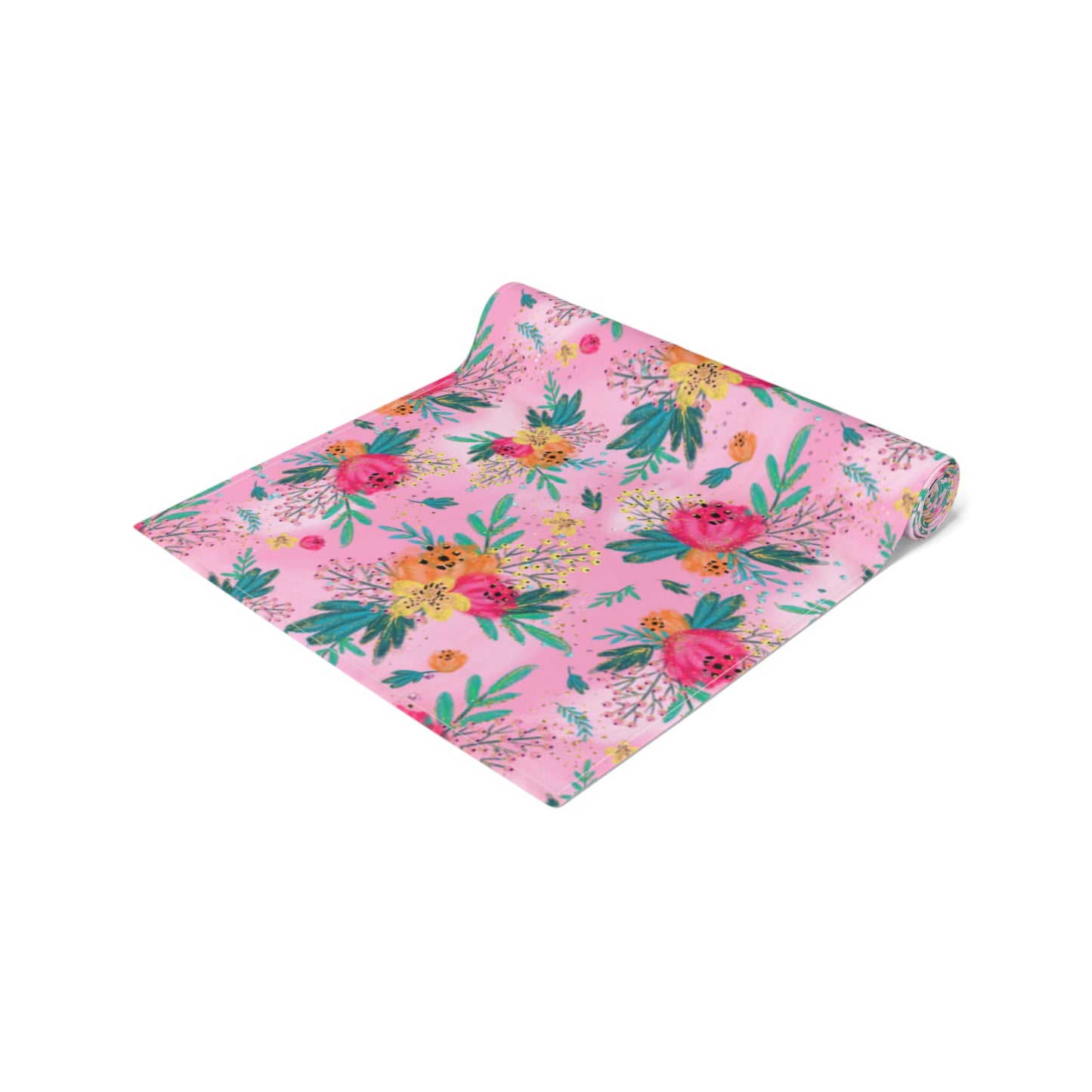 Australian Floral Table Runner, Cotton Twill and Poly Available