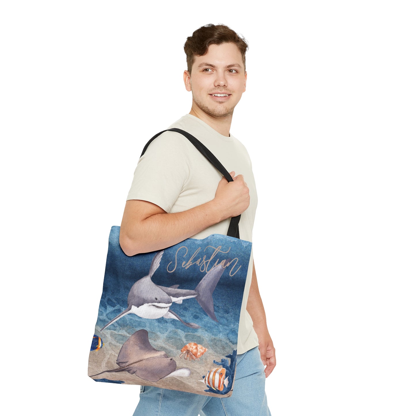 Tote Bag, Shark bag, Beach Tote Bag