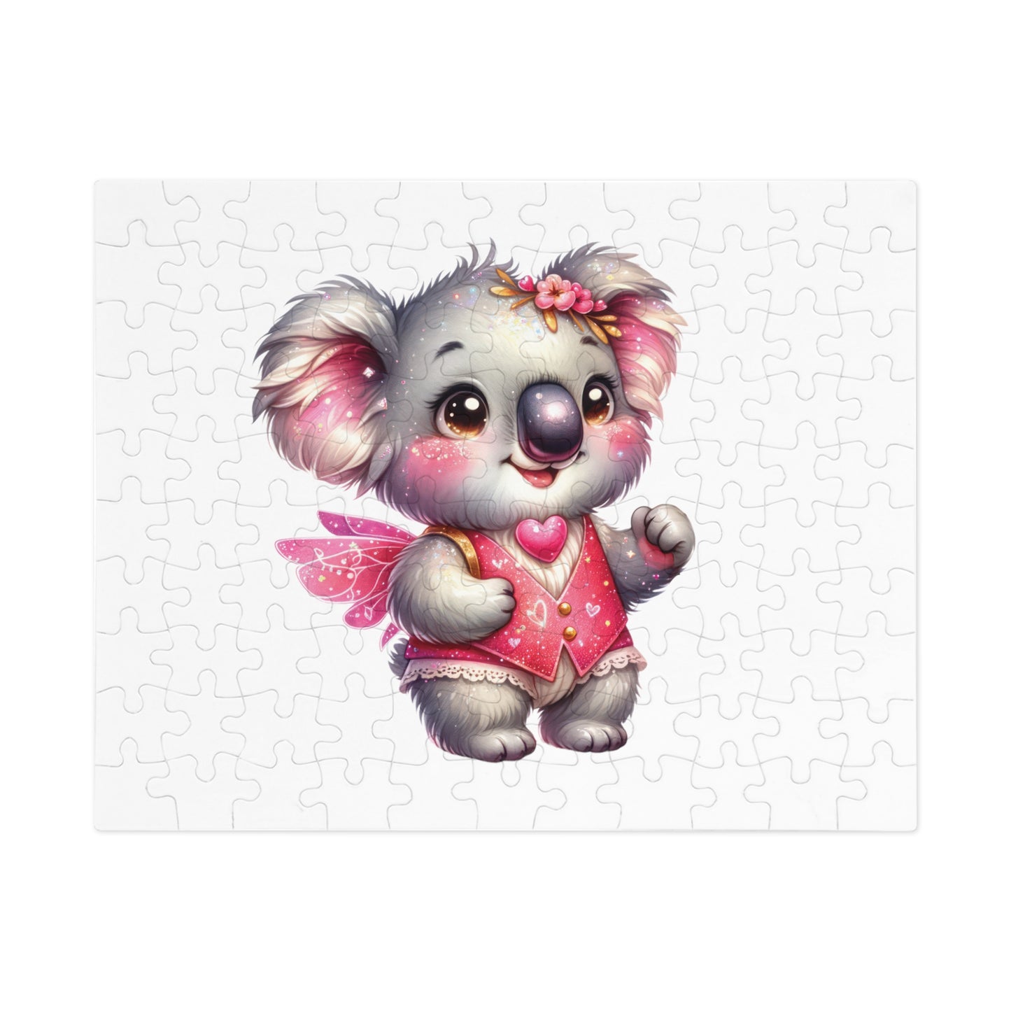 Jigsaw Puzzle in Tin, Australian Animals, Koala, Fairy, Personalised/Non-Personalised, awd-1326 (30, 110, 252, 500,1000-Piece)