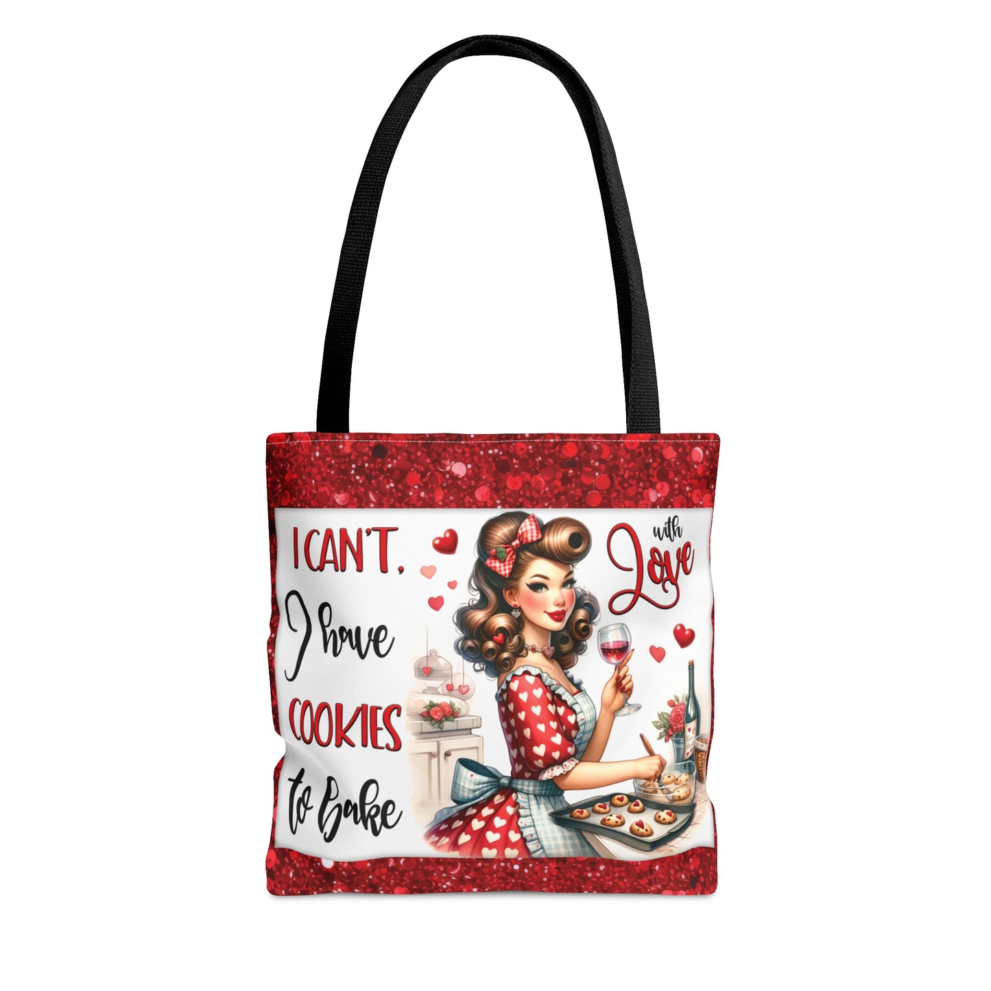 Tote Bag, Retro, I can't I have Cookies to Bake