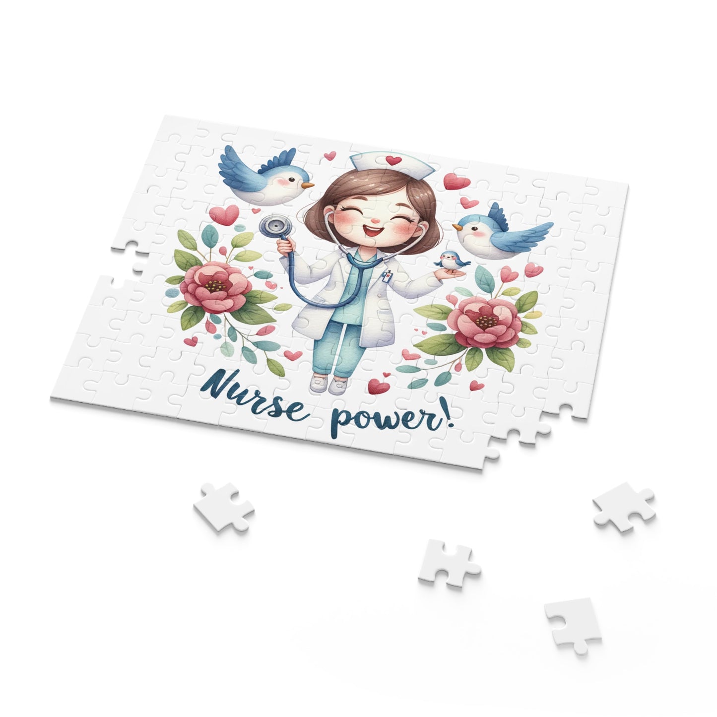 Personalised/Non-Personalised Puzzle, Nurse (120, 252, 500-Piece)