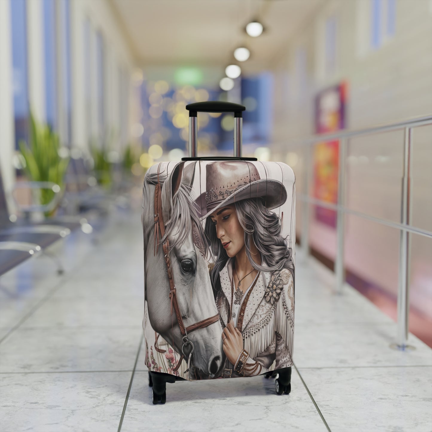 Luggage Cover, Country and Western, Country Girl, awd-1686