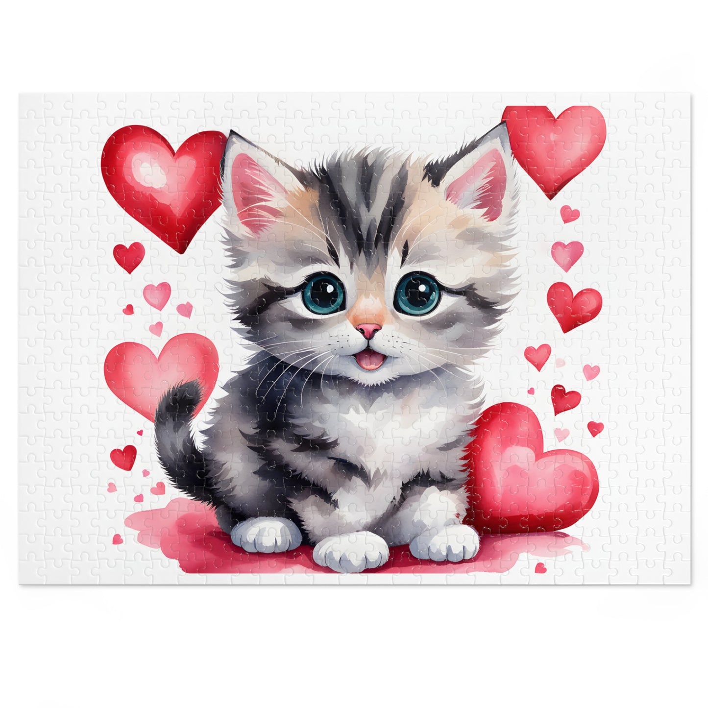 Jigsaw Puzzle, Cat, Personalised/Non-Personalised (30, 110, 252, 500,1000-Piece)