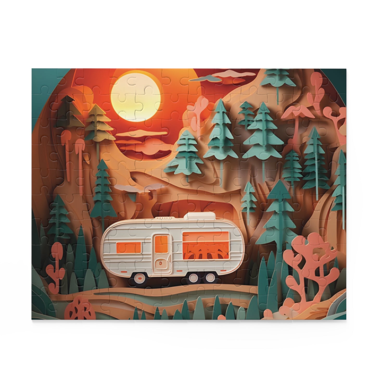 Puzzle, Camping, Caravan (120, 252, 500-Piece) awd-559