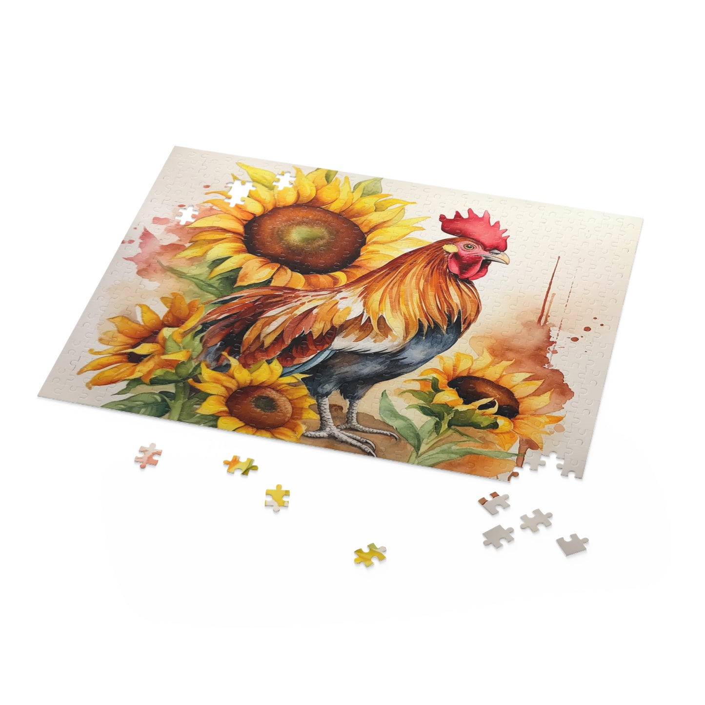 Personalised/Non-Personalised Puzzle, Chicken/Rooster (120, 252, 500-Piece)