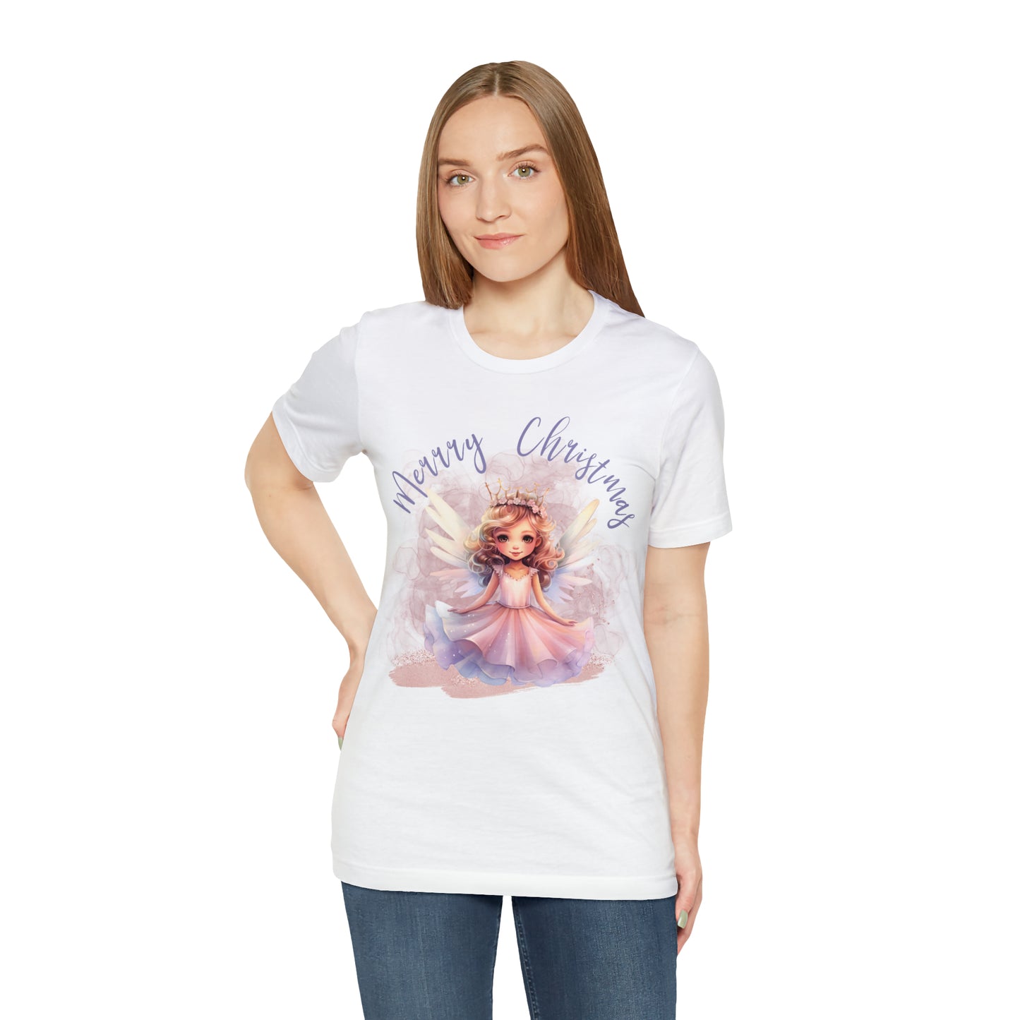 Unisex Jersey Short Sleeve Tee Christmas, Women's Fairy TShirt -A00001