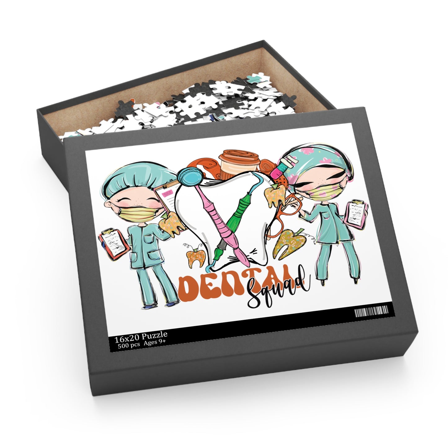 Personalised/Non-Personalised Puzzle, Dental Squad (120, 252, 500-Piece)