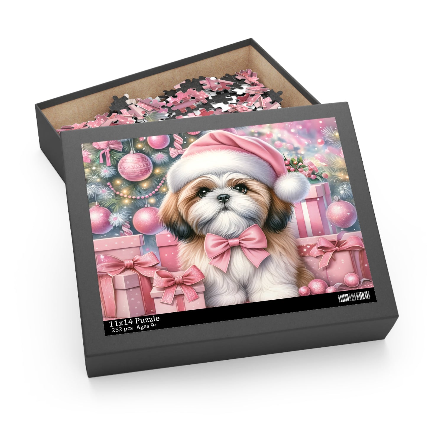 Personalised/Non-Personalised Puzzle, Christmas, Shiatzu (120, 252, 500-Piece)