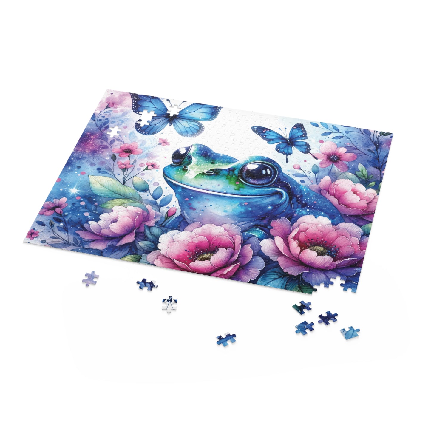 Personalised/Non-Personalised Puzzle, Frog (120, 252, 500-Piece)