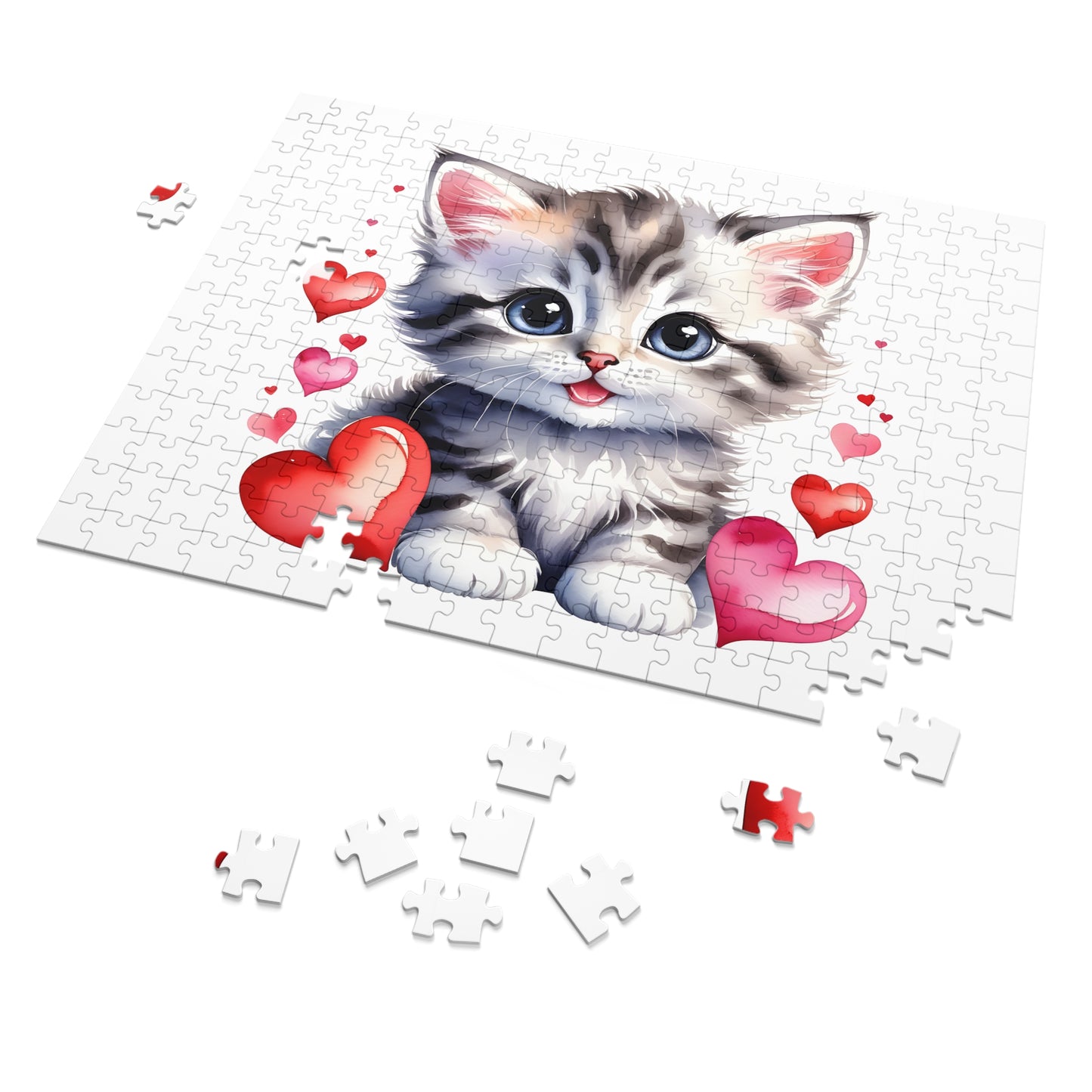 Jigsaw Puzzle, Cat, Personalised/Non-Personalised (30, 110, 252, 500,1000-Piece)