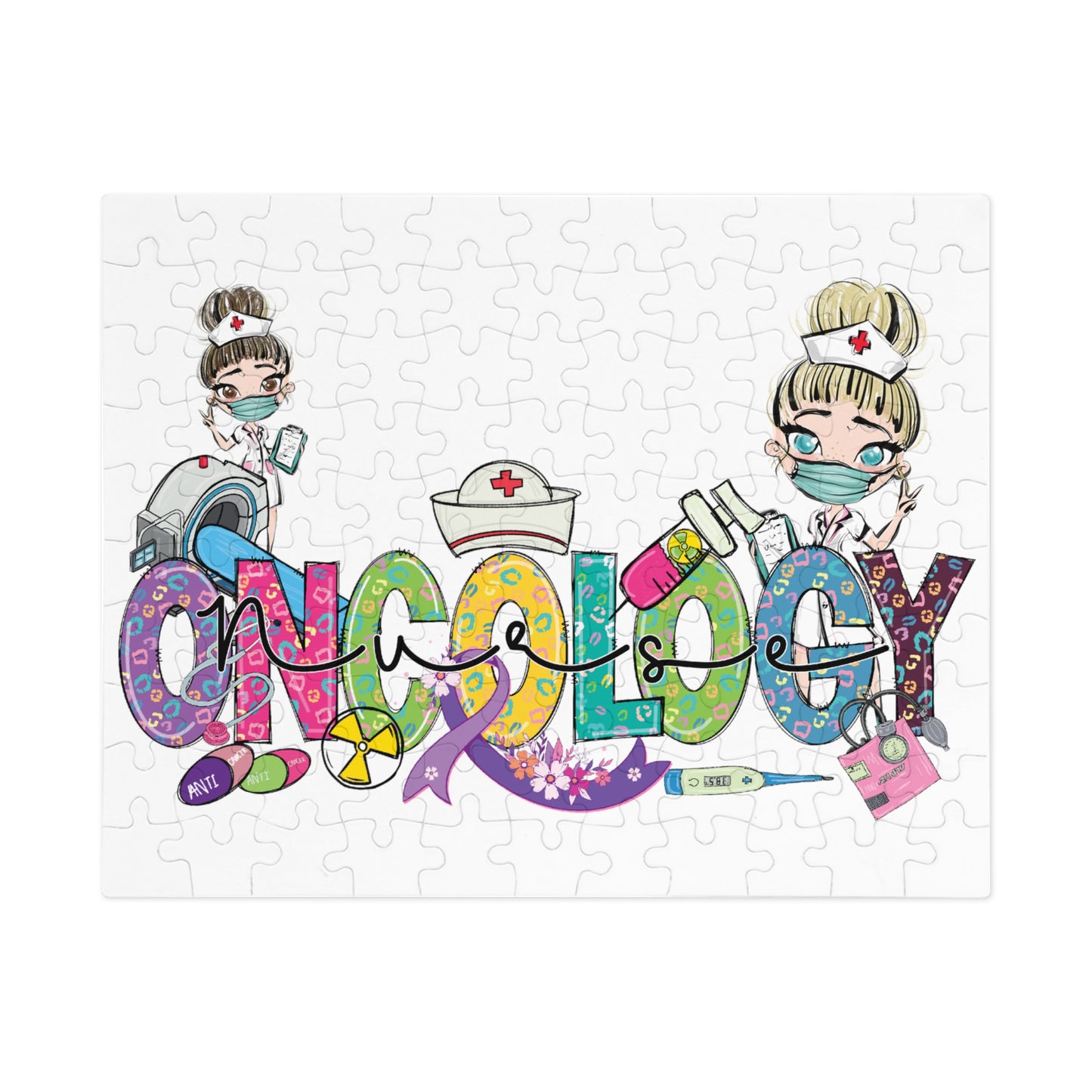 Jigsaw Puzzle, Oncology Nurse, Personalised/Non-Personalised (30, 110, 252, 500,1000-Piece)