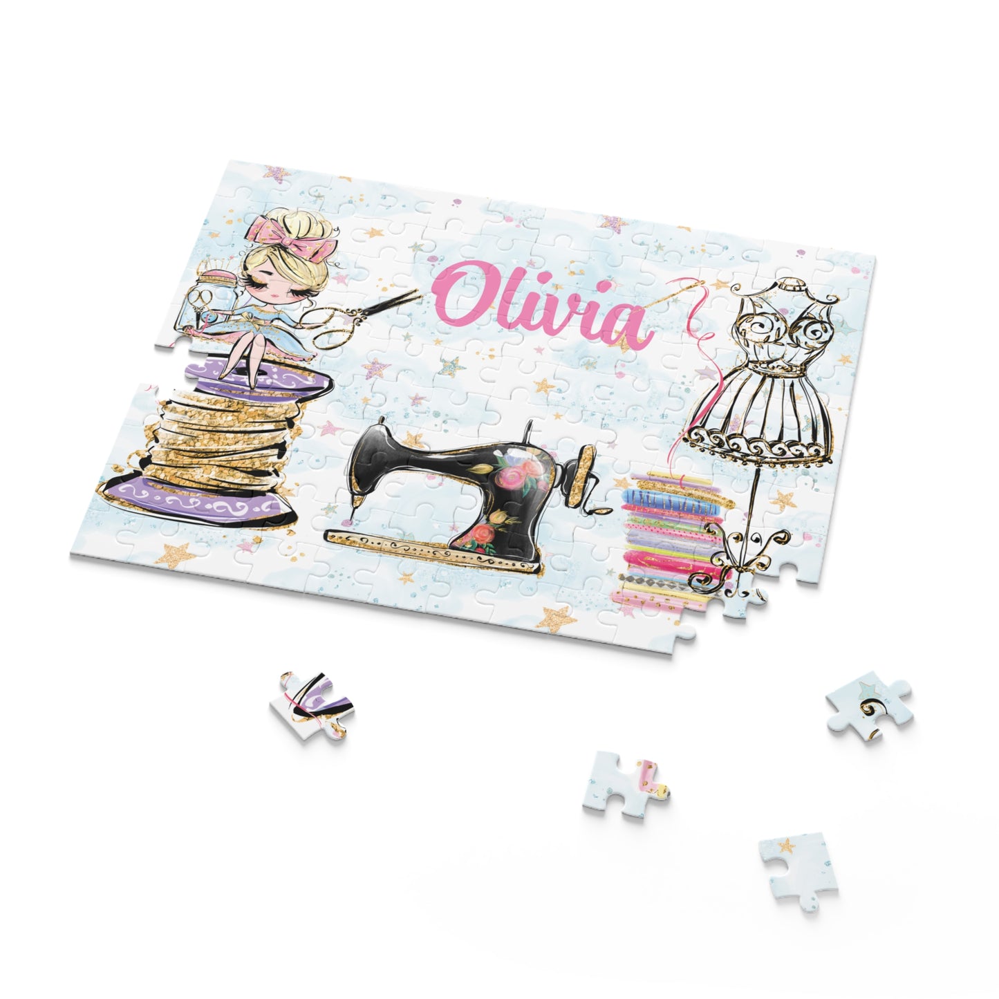 Personalised/Non-Personalised Puzzle, Sewing (120, 252, 500-Piece)