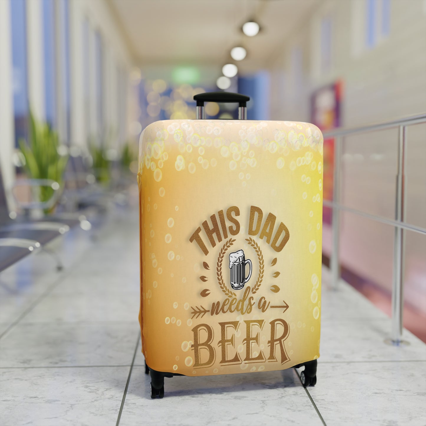 Luggage Cover, This dad needs a beer, awd-521