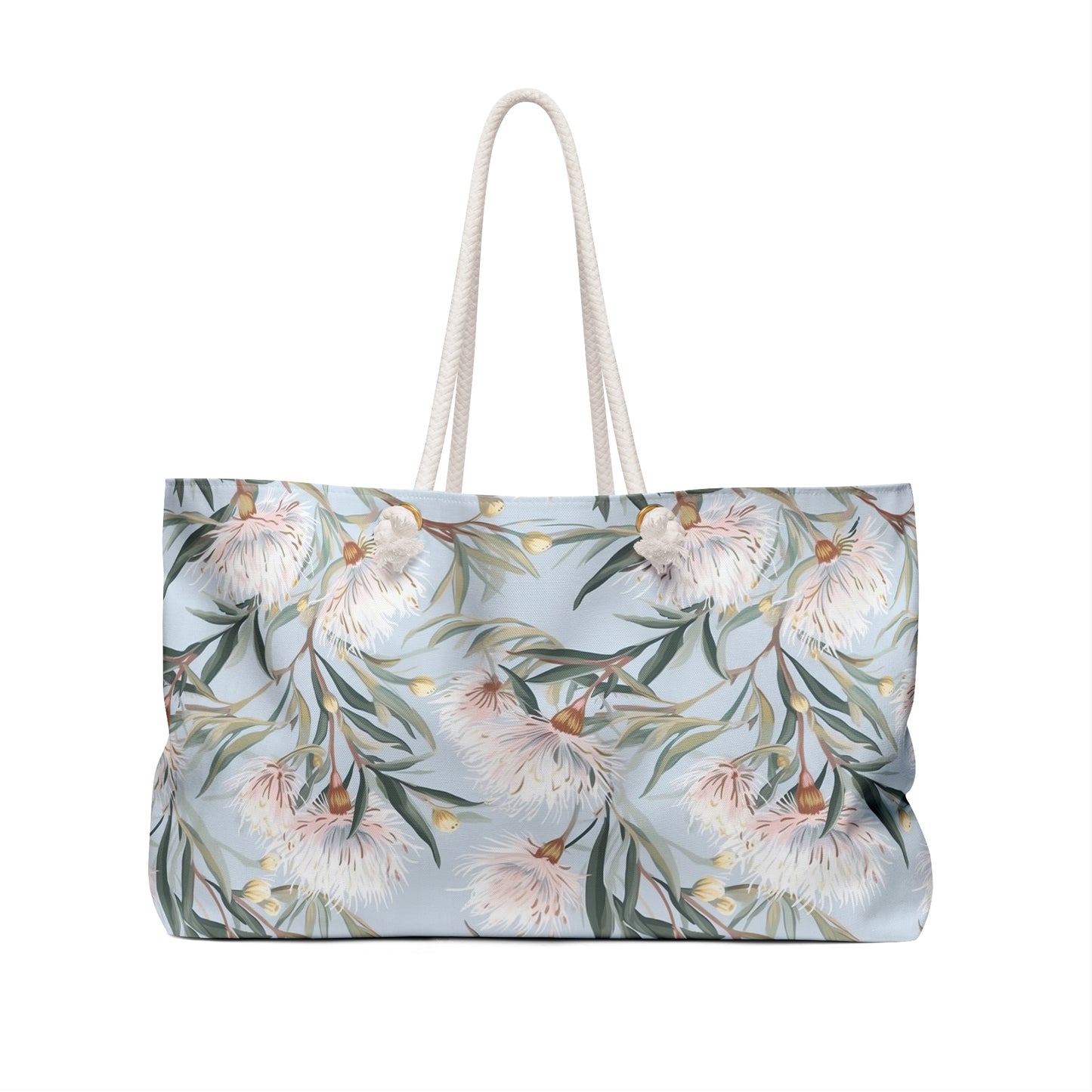 Personalised Weekender Bag, Australian Floral, Large Weekender Bag, Beach Bag, Book Bag