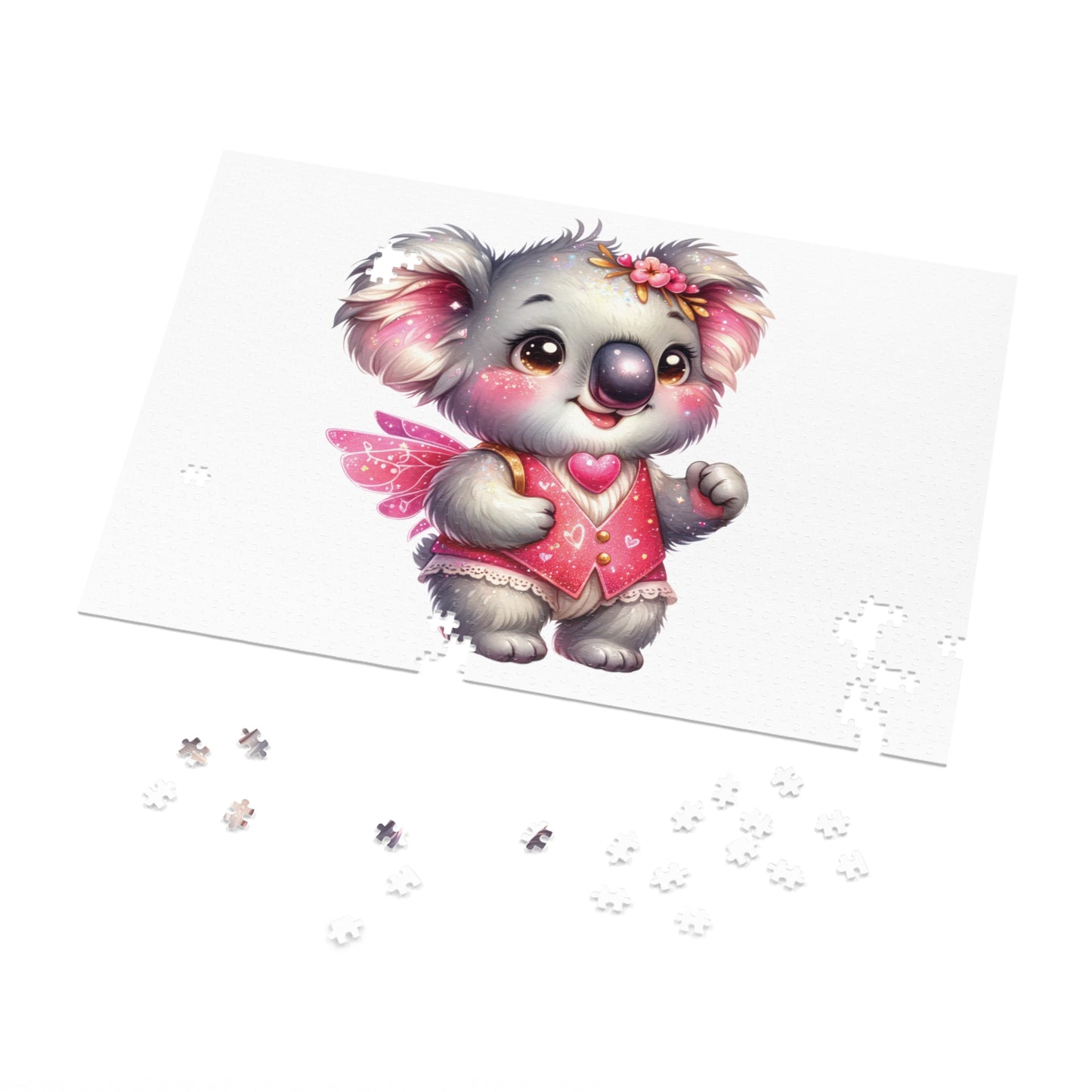 Jigsaw Puzzle in Tin, Australian Animals, Koala, Fairy, Personalised/Non-Personalised, awd-1326 (30, 110, 252, 500,1000-Piece)