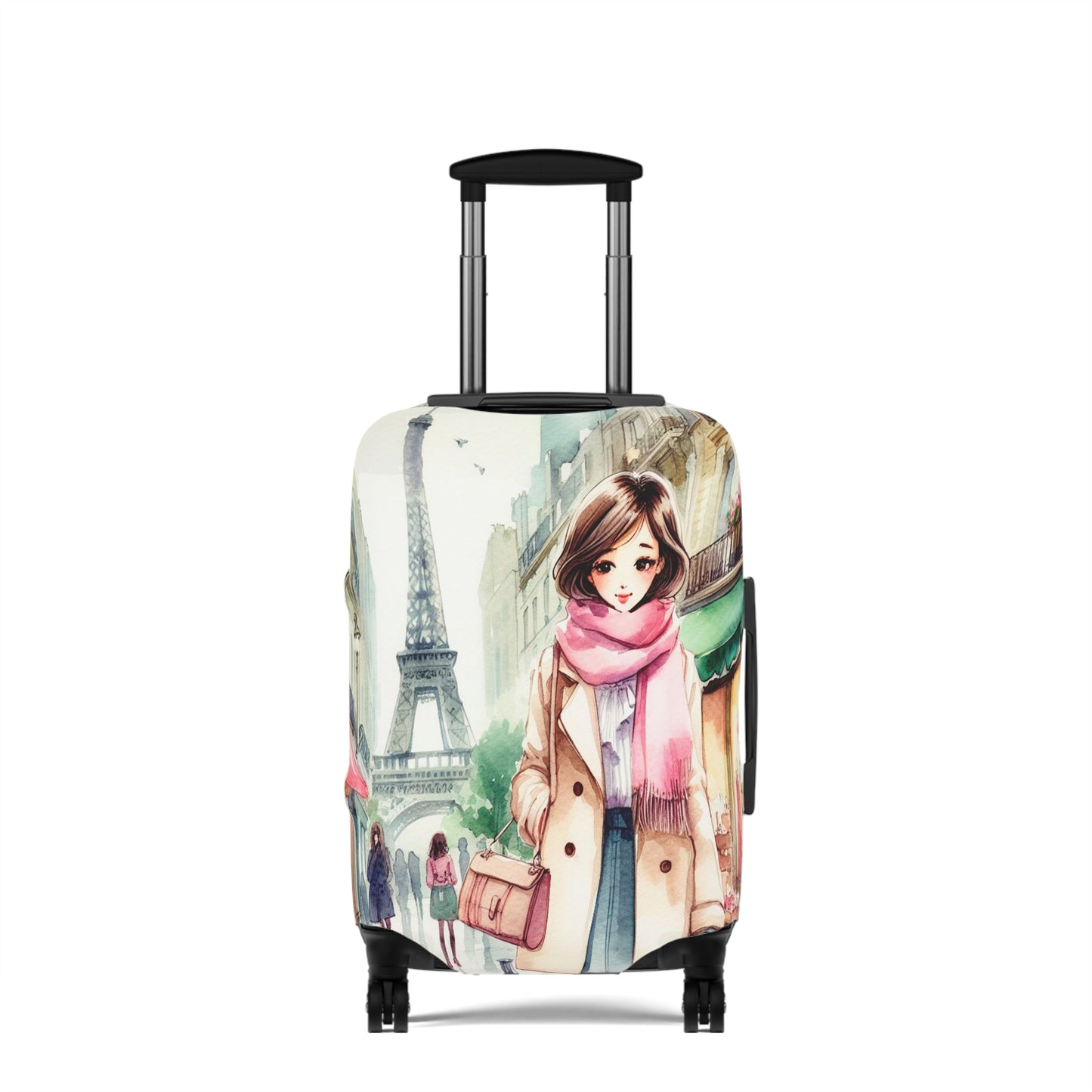 Luggage Cover, Just a Girl Who loves Travelling, awd-2107