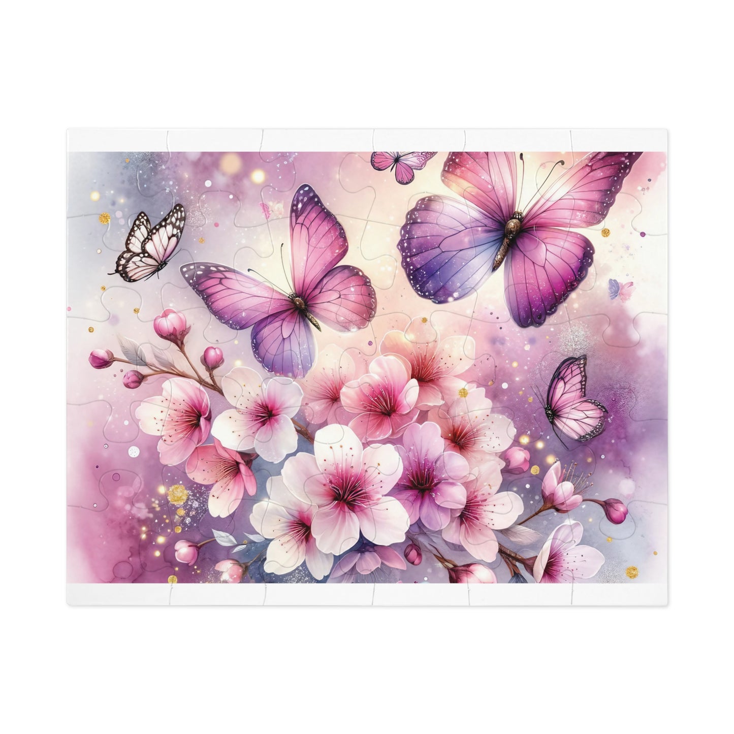 Jigsaw Puzzle, Butterfly, Personalised/Non-Personalised (30, 110, 252, 500,1000-Piece)