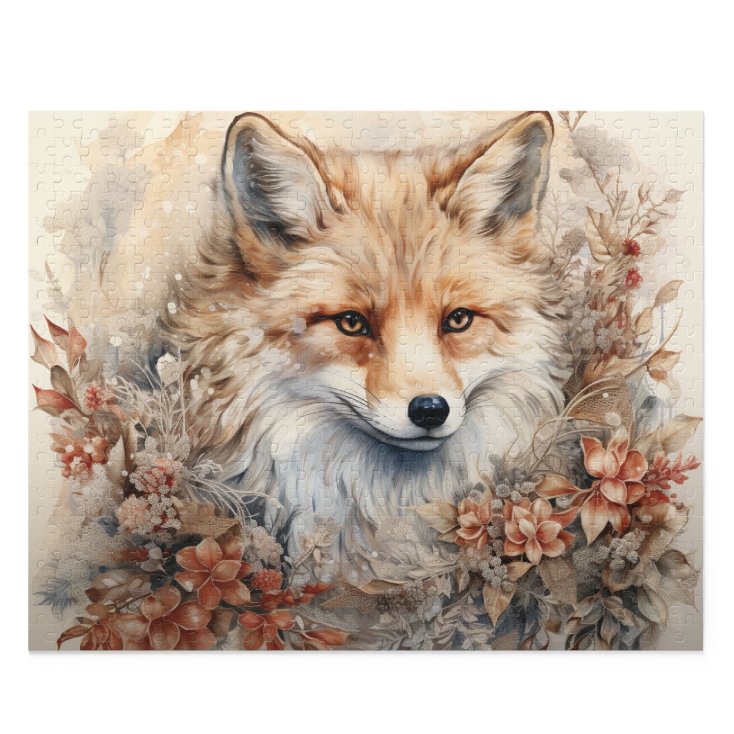 Personalised/Non-Personalised Puzzle, Fox (120, 252, 500-Piece)