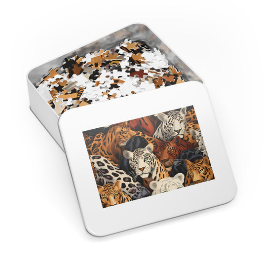 Jigsaw Puzzle, Leopard, Personalised/Non-Personalised (30, 110, 252, 500,1000-Piece)