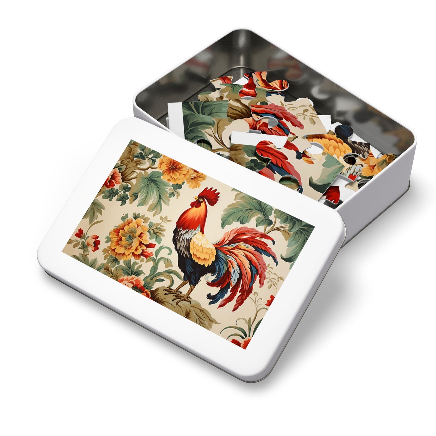 Jigsaw Puzzle, Chicken/Rooster, Personalised/Non-Personalised (30, 110, 252, 500,1000-Piece)