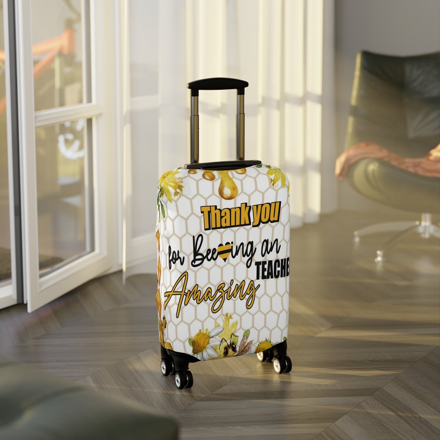 Luggage Cover, Teacher, Thanks for beeing an amazing Teacher, awd-1461