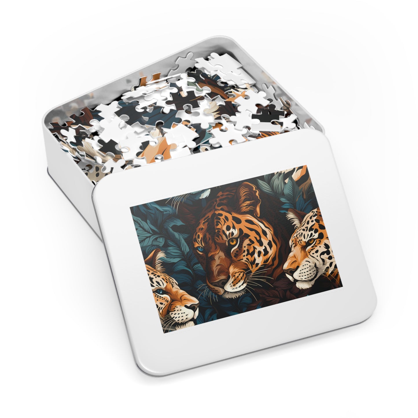 Jigsaw Puzzle, Leopard, Personalised/Non-Personalised (30, 110, 252, 500,1000-Piece)