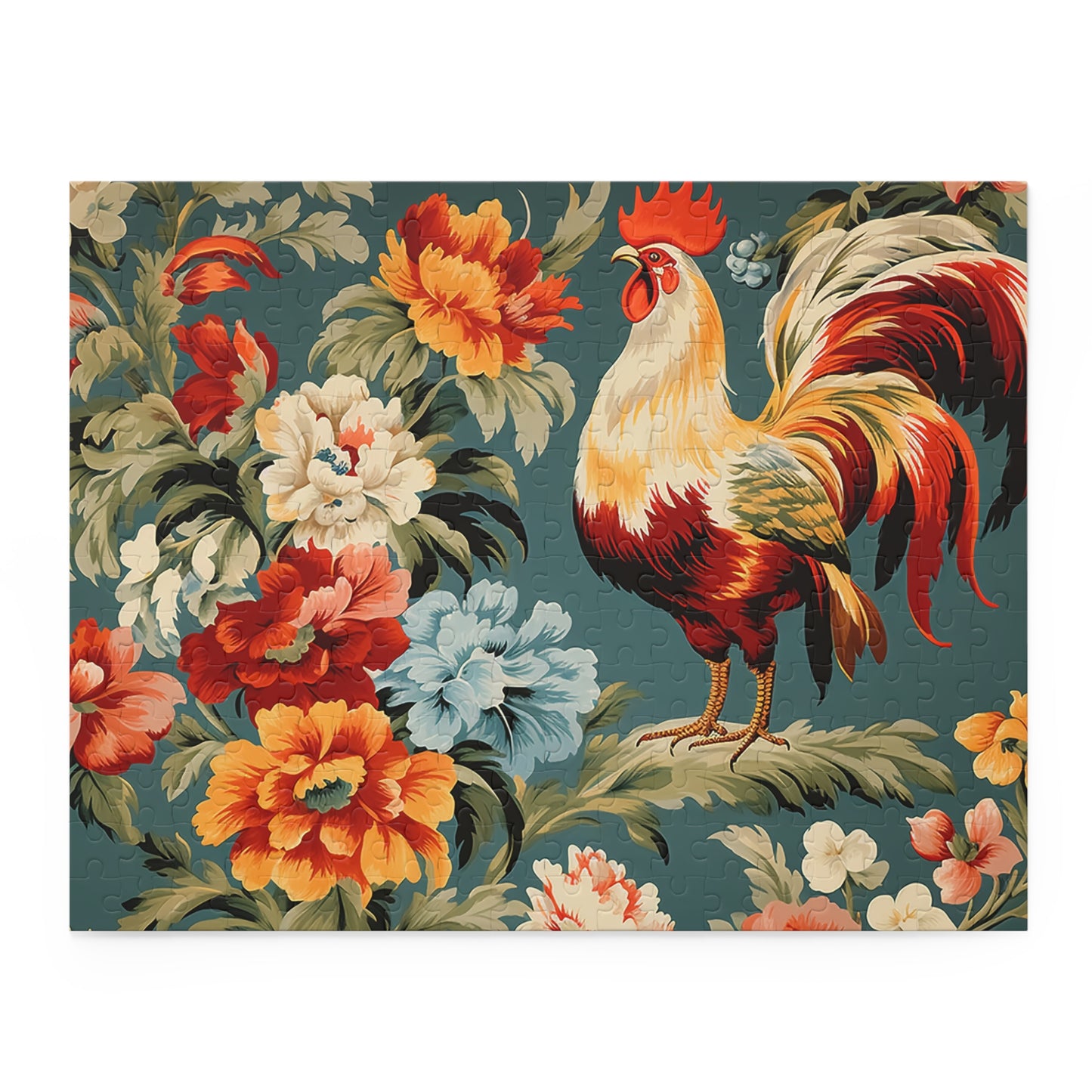 Personalised/Non-Personalised Puzzle, Chickens/Rooster (120, 252, 500-Piece)