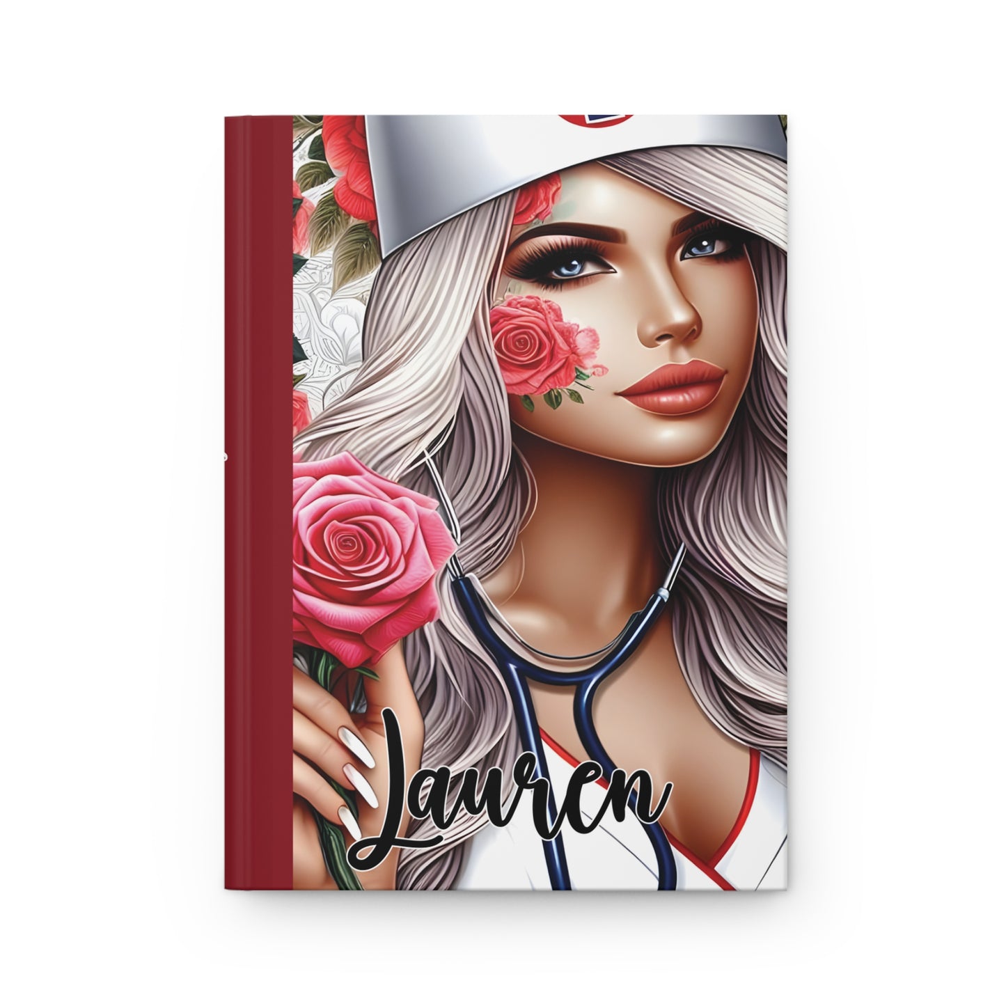 Personalised Hardcover Journal Matte, Nurse, awd-1435