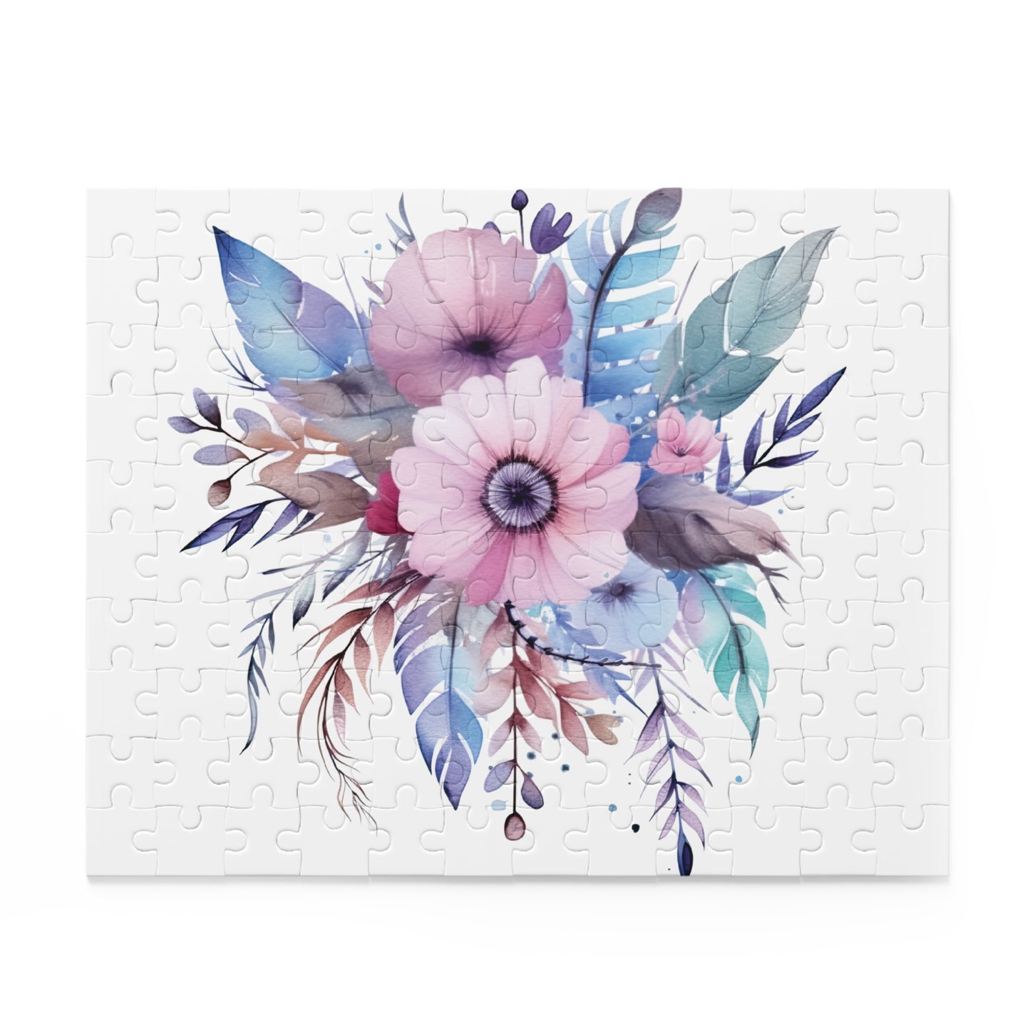 Personalised/Non-Personalised Puzzle, Floral (120, 252, 500-Piece)