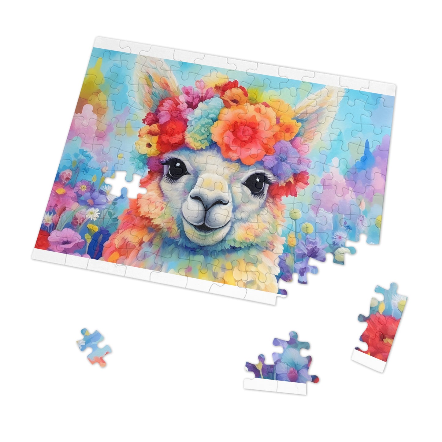 Jigsaw Puzzle, Llama, Personalised/Non-Personalised (30, 110, 252, 500,1000-Piece)