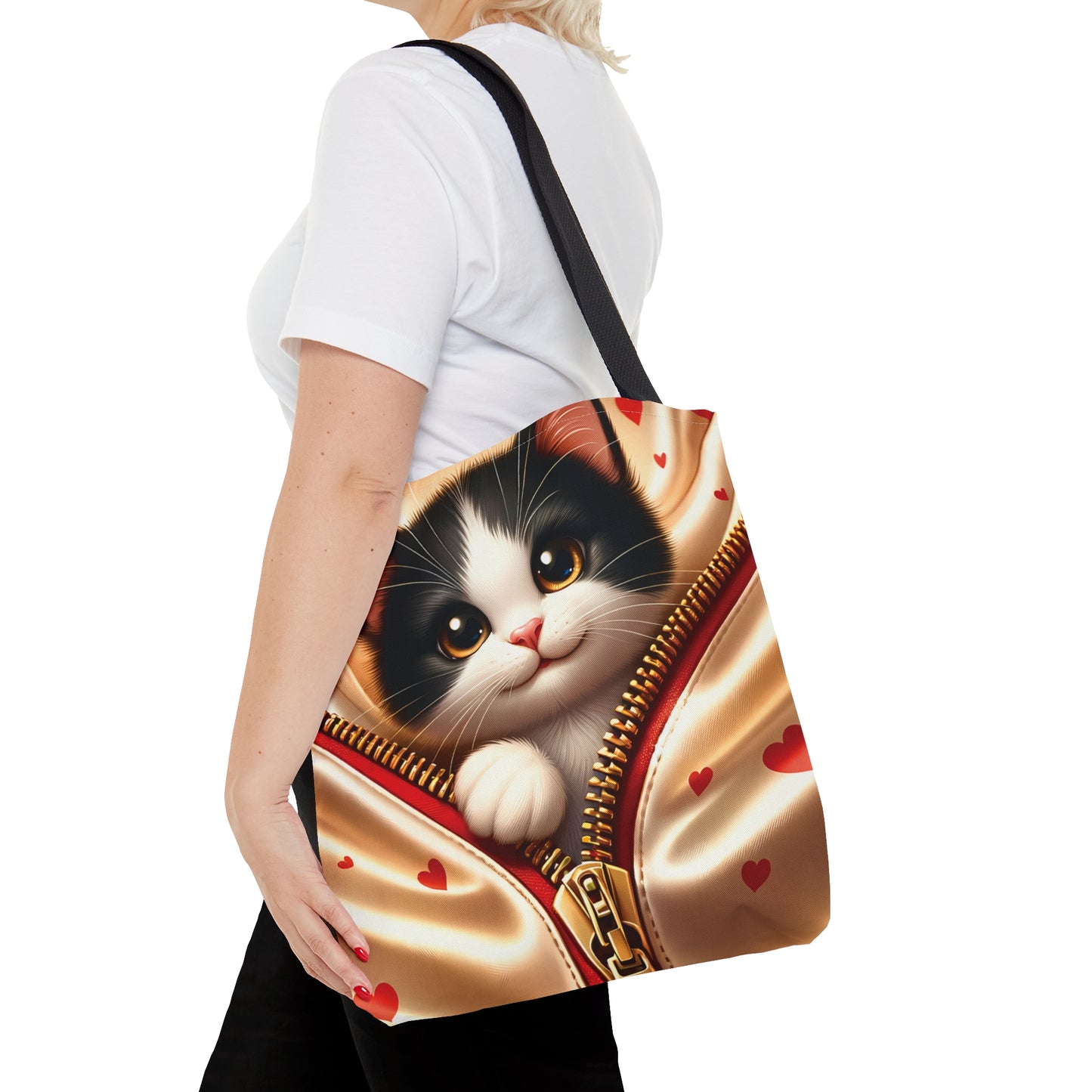 Tote Bag, Cat, Personalised/Non-Personalised Tote bag