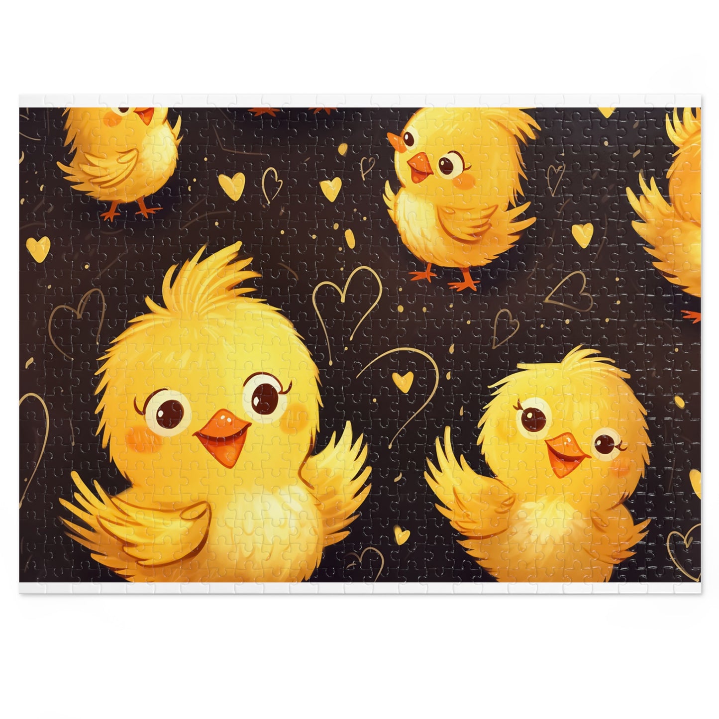 Jigsaw Puzzle, Chickens, Personalised/Non-Personalised (30, 110, 252, 500,1000-Piece)