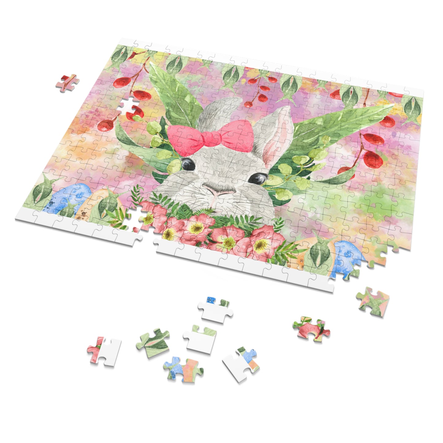 Puzzle, Easter, Rabbit, Personalised/Non-Personalised (30, 110, 252, 500,1000-Piece) awd-630