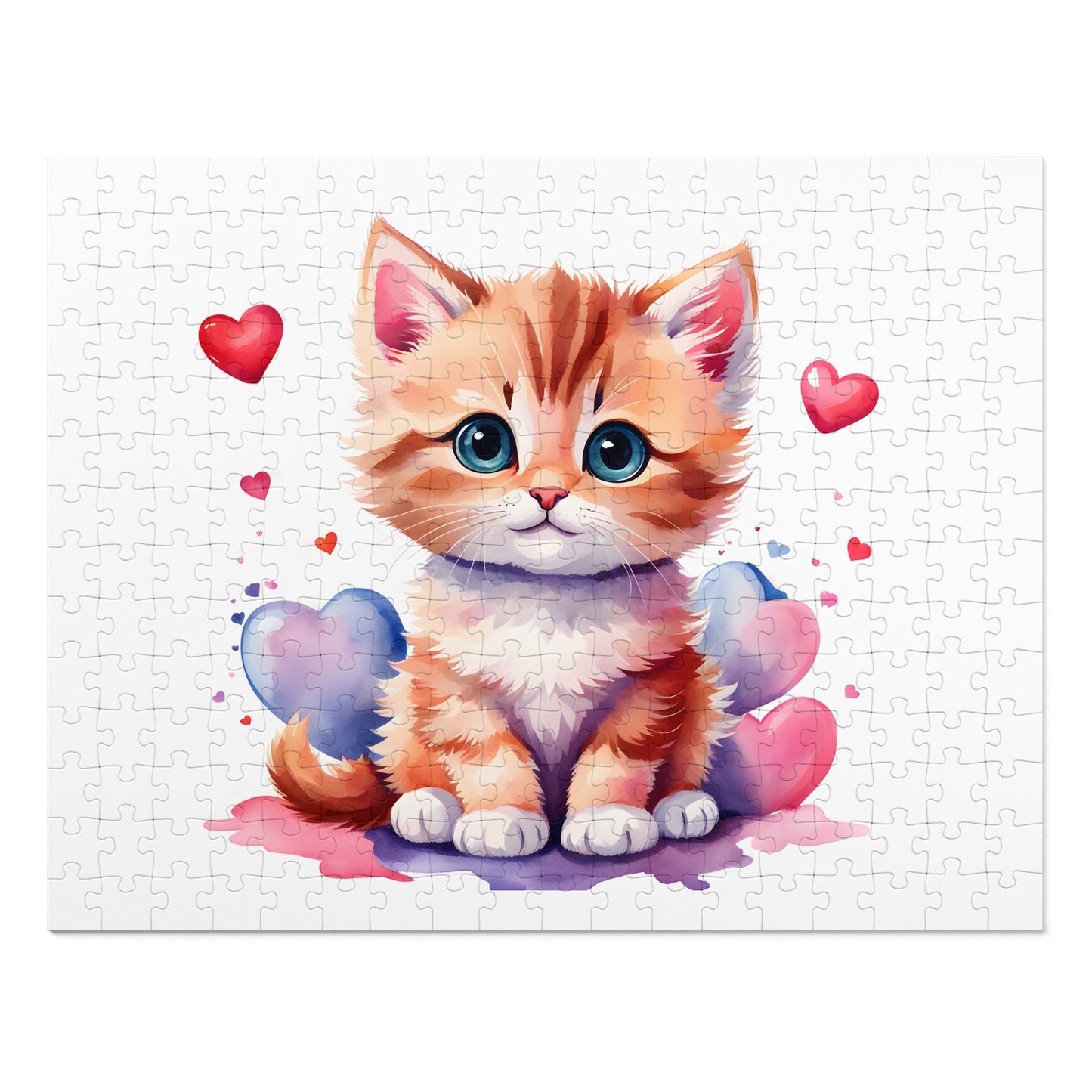 Jigsaw Puzzle, Cat, Personalised/Non-Personalised (30, 110, 252, 500,1000-Piece)