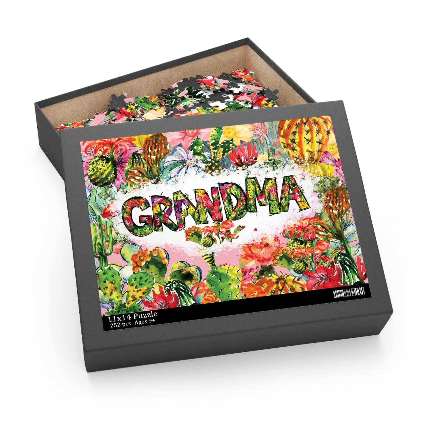 Personalised/Non-Personalised Puzzle, Tropical Grandma (120, 252, 500-Piece)