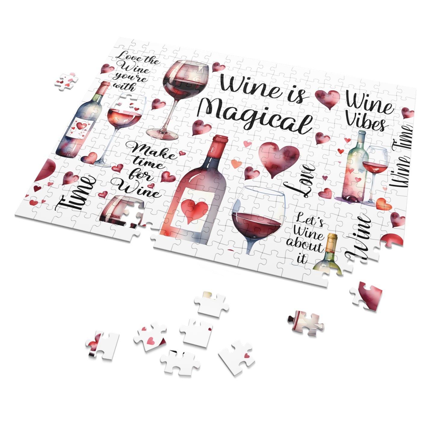 Jigsaw Puzzle, Wine is Magical, Personalised/Non-Personalised (30, 110, 252, 500,1000-Piece)