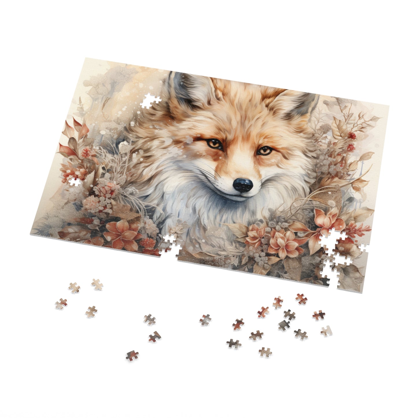 Jigsaw Puzzle, Fox, Personalised/Non-Personalised (30, 110, 252, 500,1000-Piece)