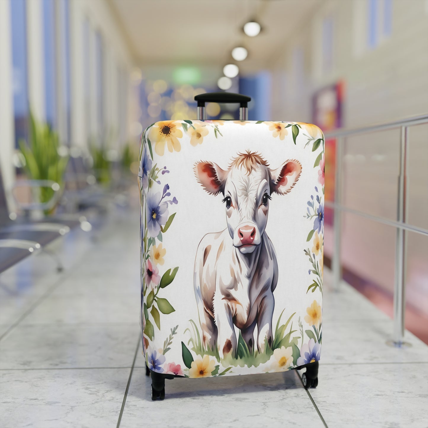 Luggage Cover, Cow, awd-306