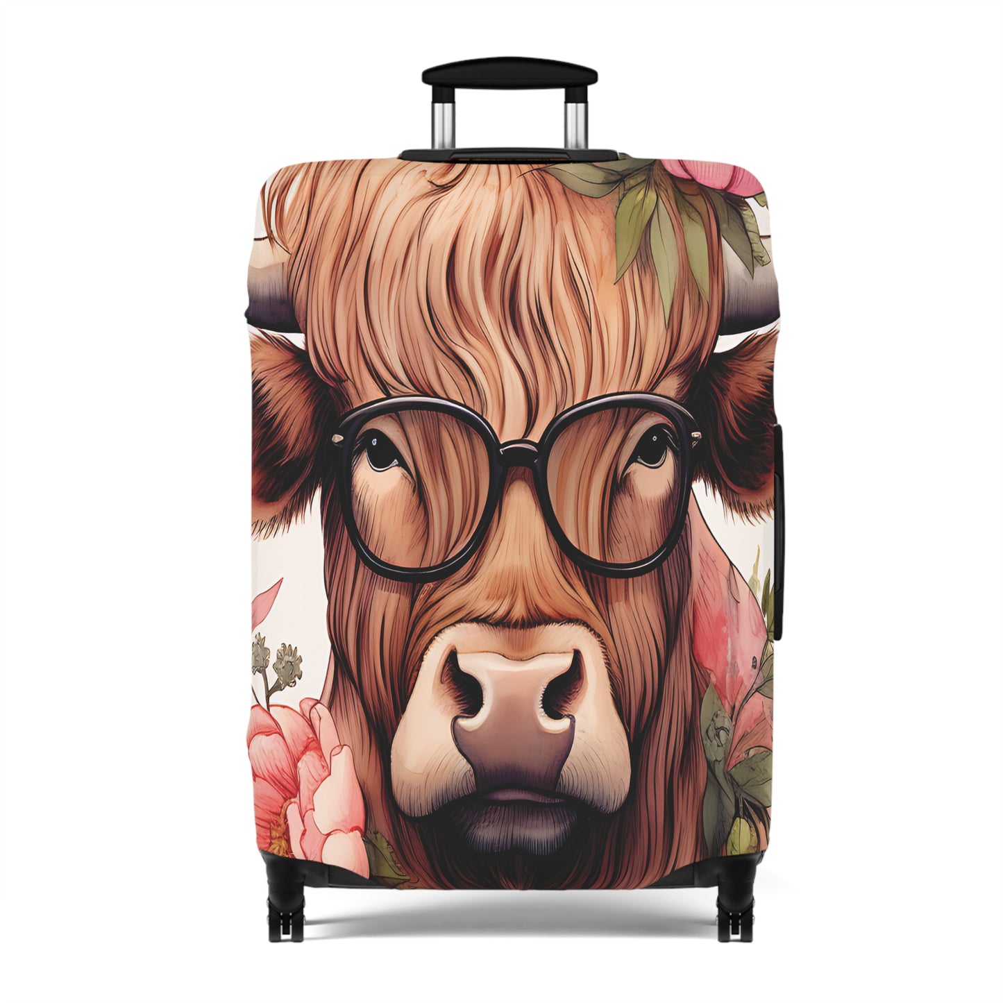 Luggage Cover, Highland Cow, awd-008