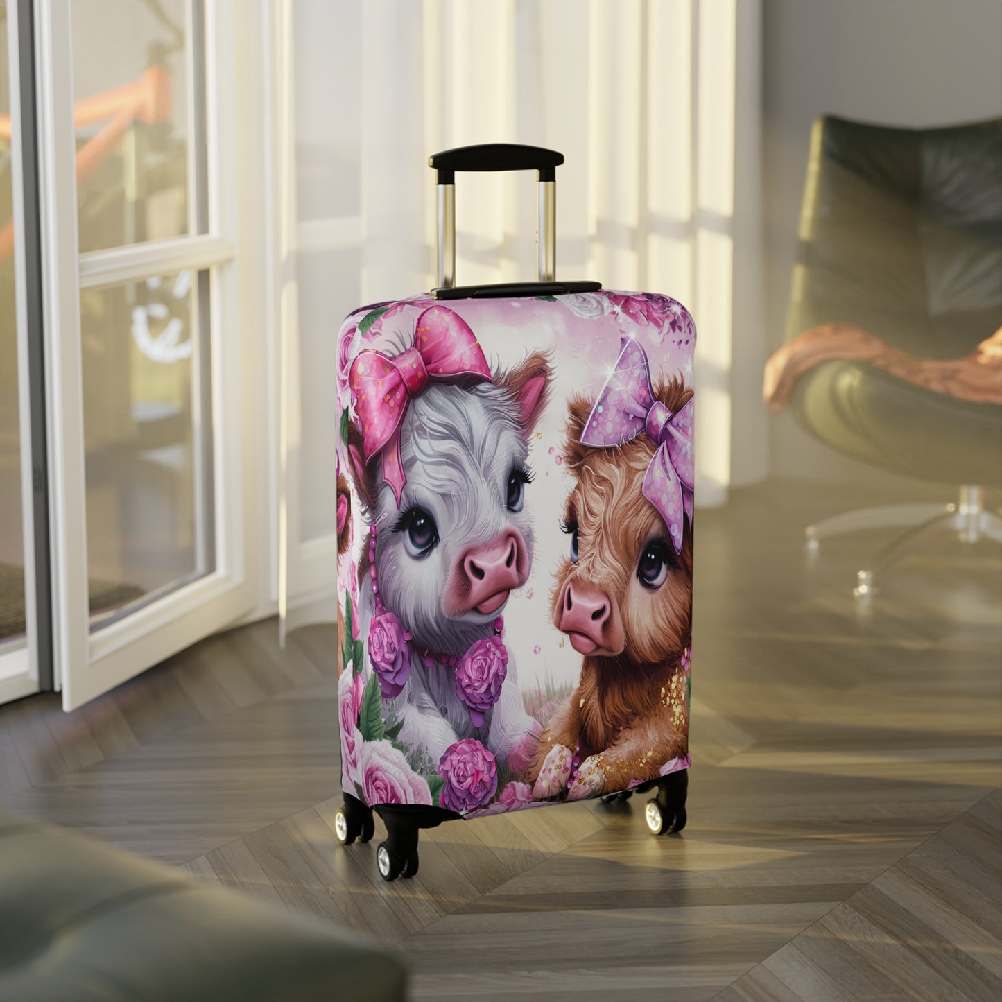 Luggage Cover, Highland Cows, awd-1685