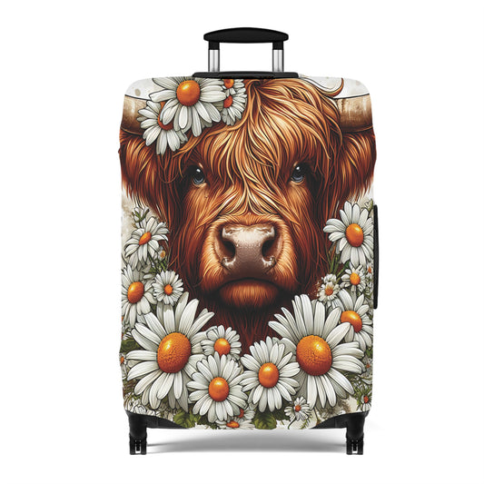 Luggage Cover, Highland Cow, awd-436