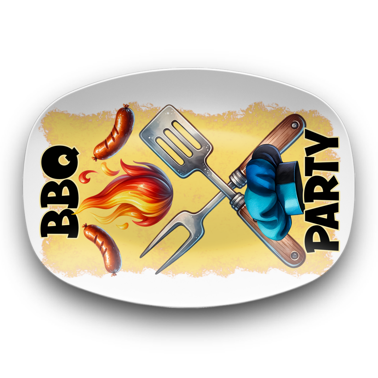 BBQ Party 10"x14" Platter