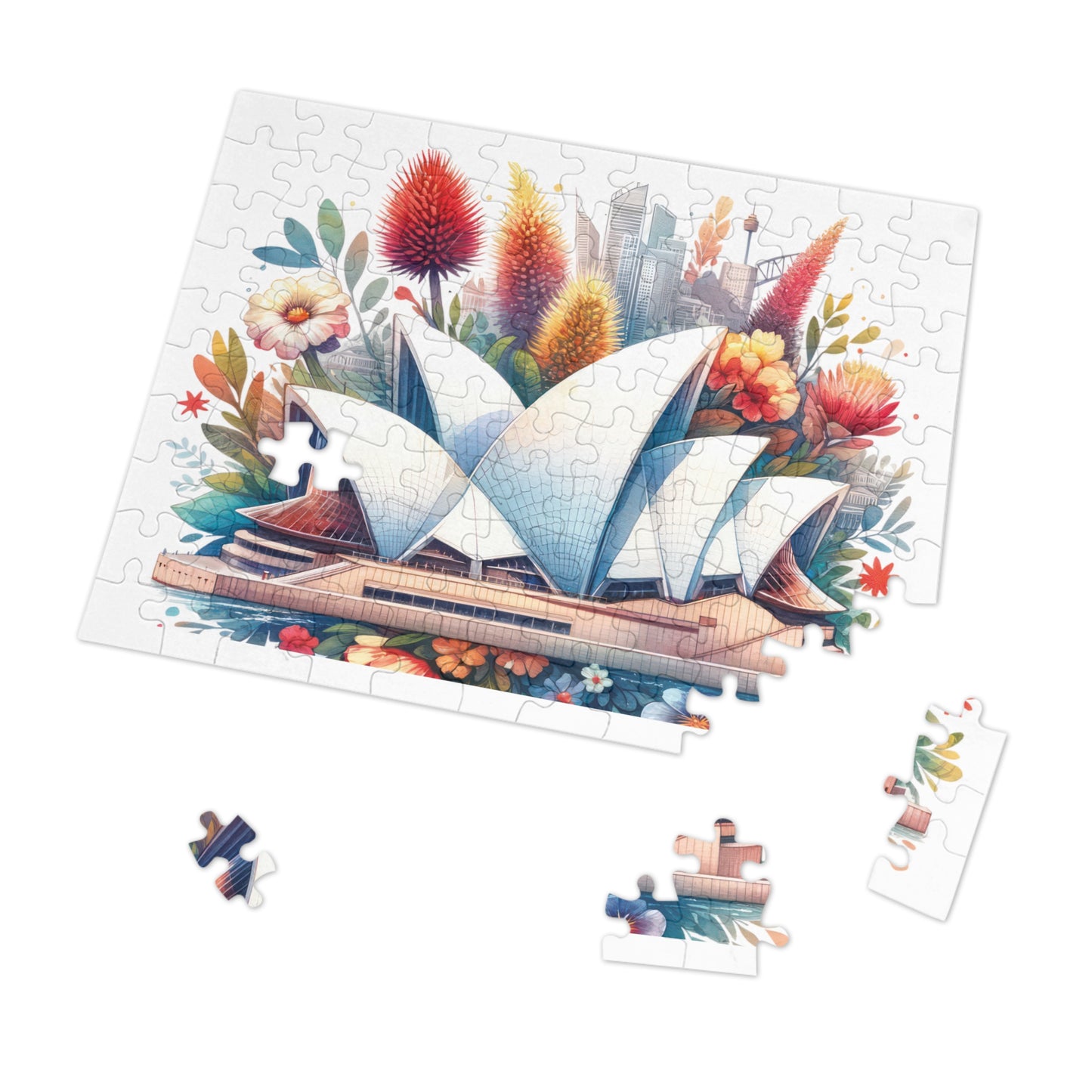 Jigsaw Puzzle, Sydney Opera House, Australia, Personalised/Non-Personalised (30, 110, 252, 500,1000-Piece)