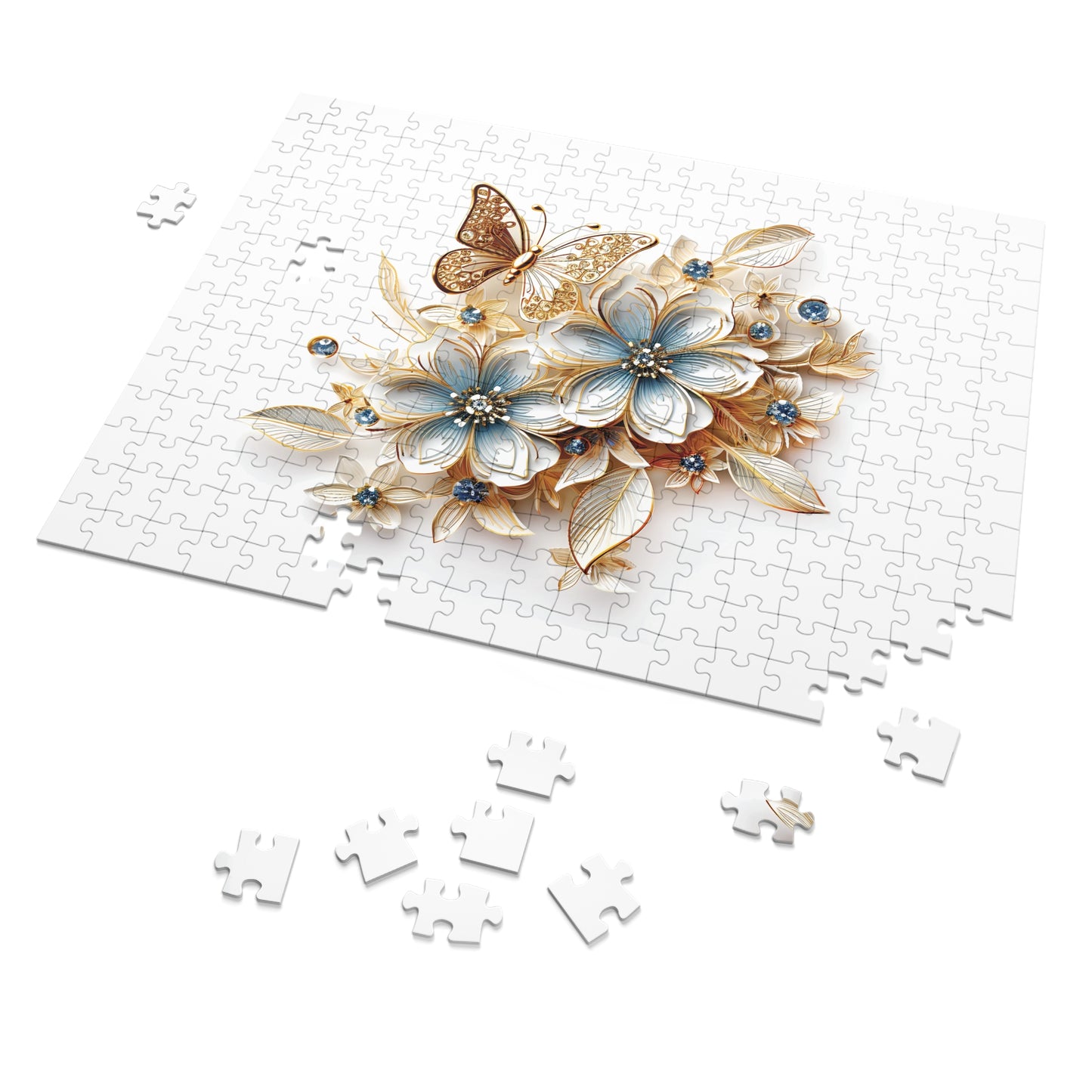 Jigsaw Puzzle, Floral, Personalised/Non-Personalised (30, 110, 252, 500,1000-Piece)