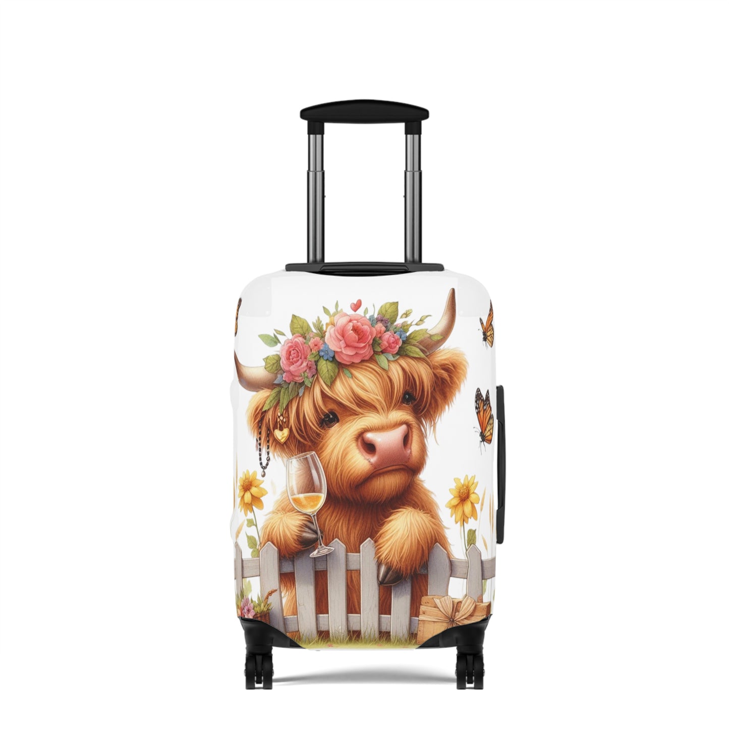 Luggage Cover, Highland Cow, awd-3046