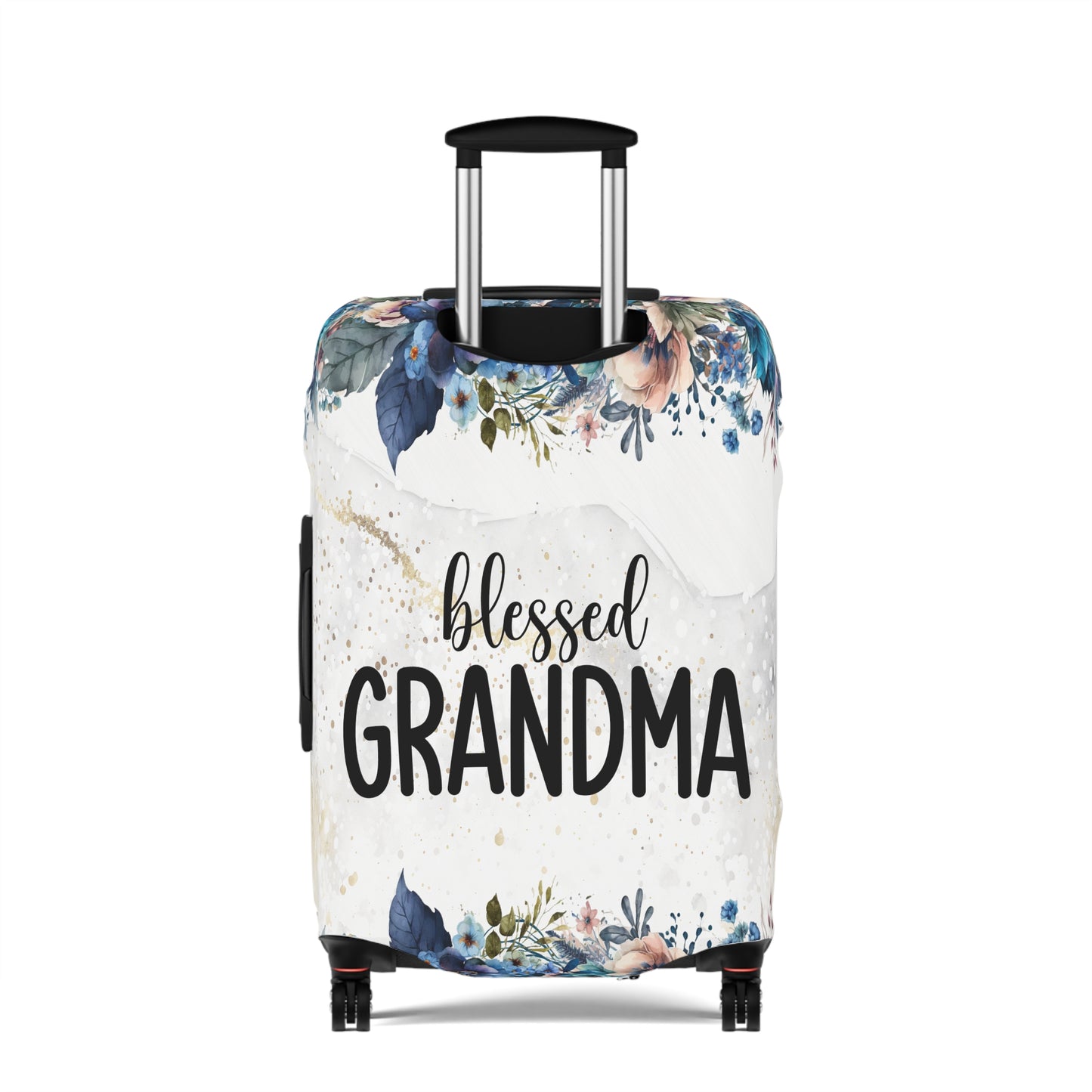 Luggage Cover, Floral, Blessed Grandma, awd-729