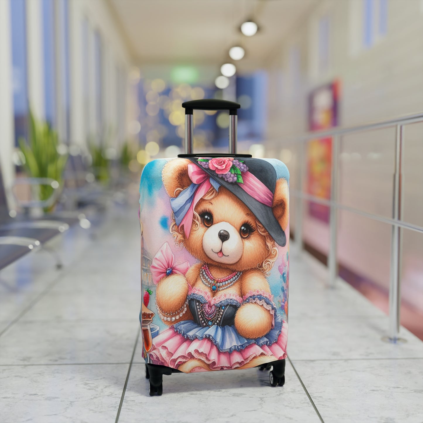 Luggage Cover, Teddy Bear, awd-3027