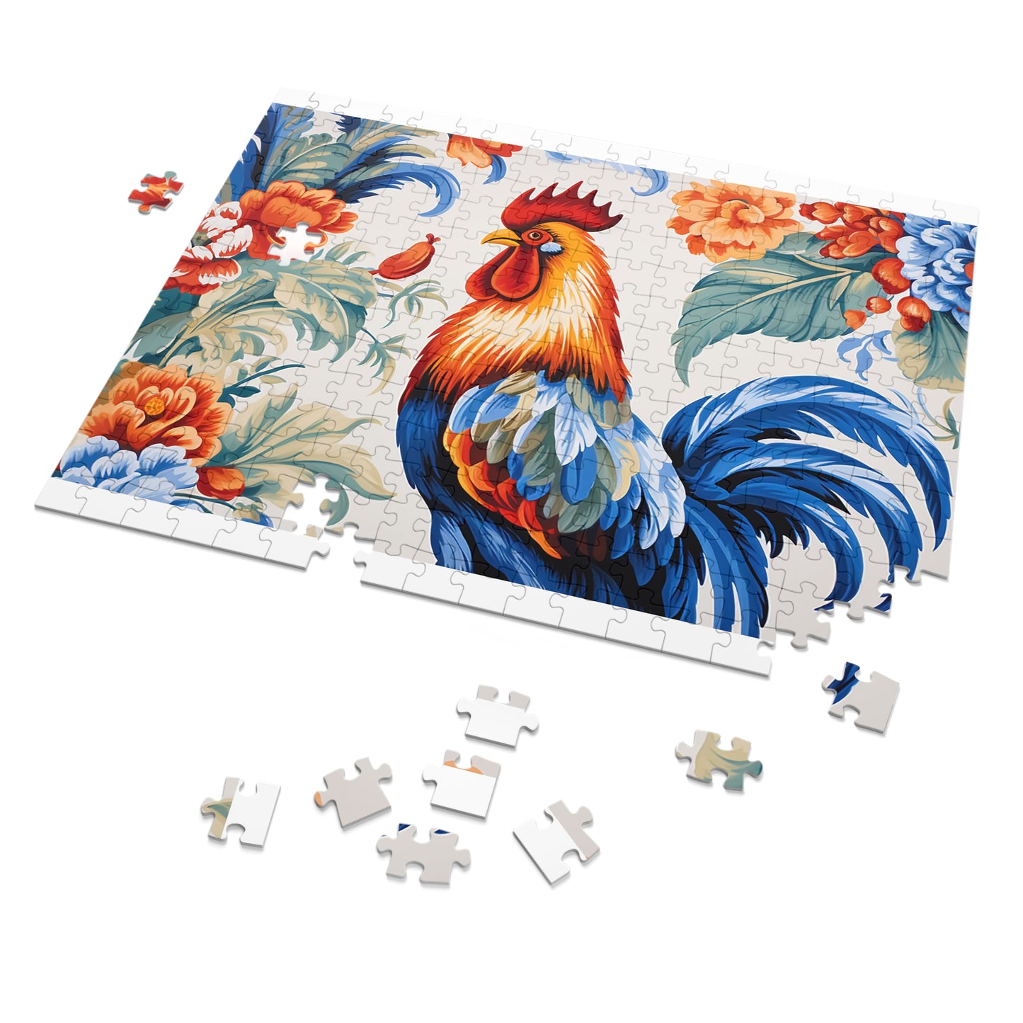 Jigsaw Puzzle, Chicken/Rooster, Personalised/Non-Personalised (30, 110, 252, 500,1000-Piece)