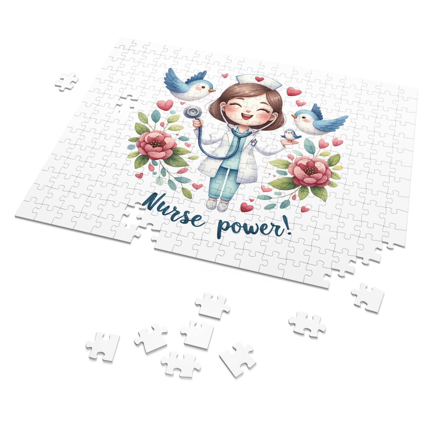 Jigsaw Puzzle, Nurse, Personalised/Non-Personalised (30, 110, 252, 500,1000-Piece)