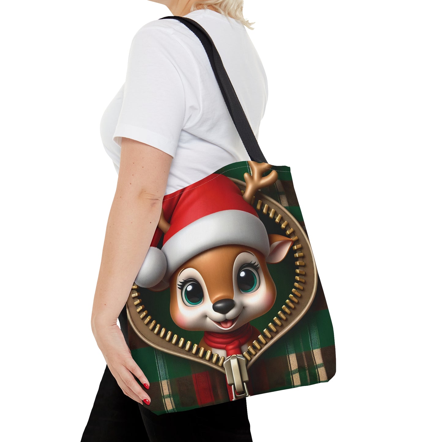 Tote Bag, Christmas, Deer